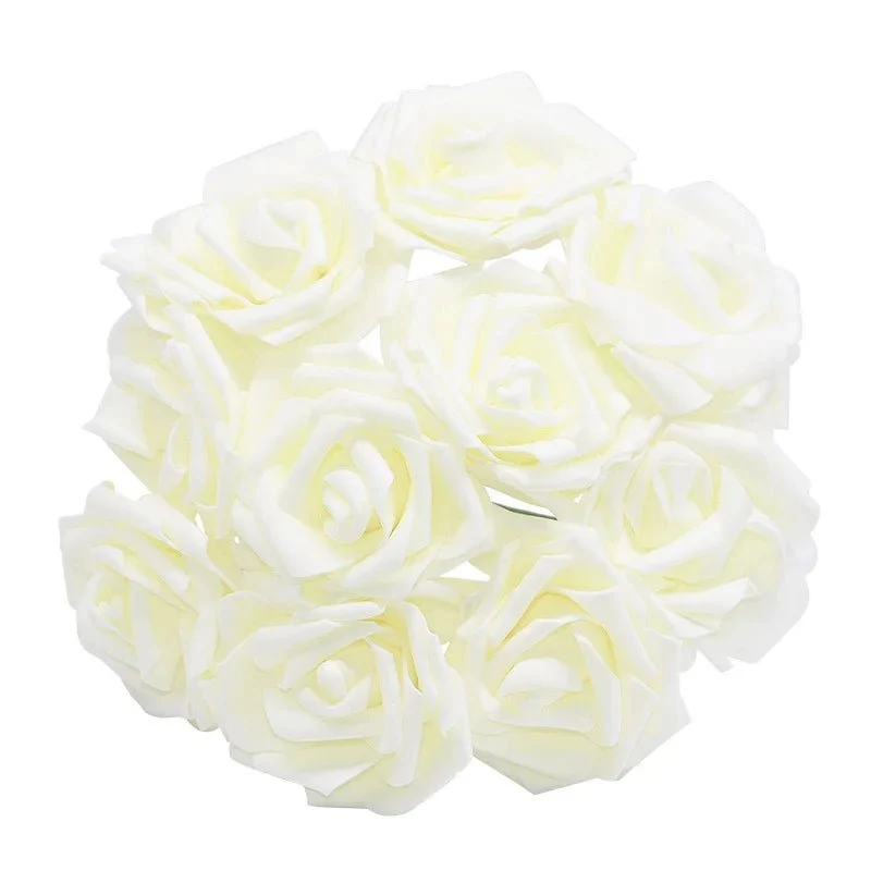 Bouquet de roses artificielles