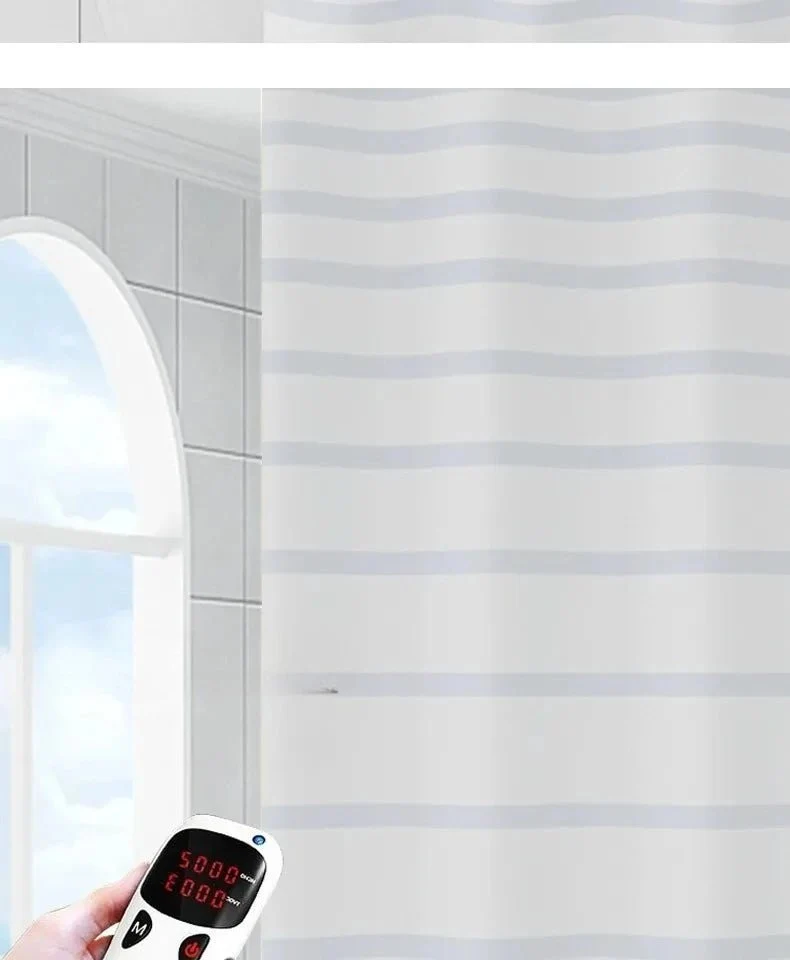 Rideaux de douche à rayures