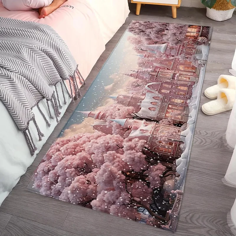 tapis bonhomme de neige château léger