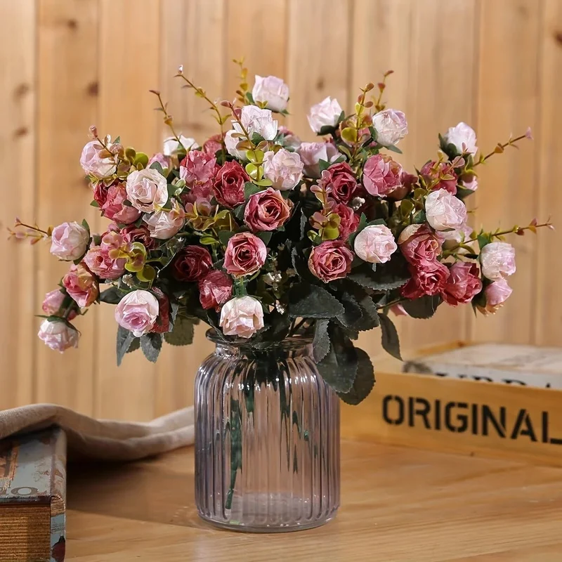 fleur artificielle Rose haute qualité