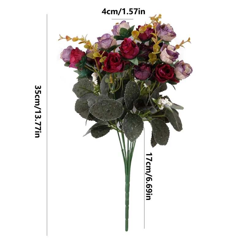 fleur artificielle Rose haute qualité