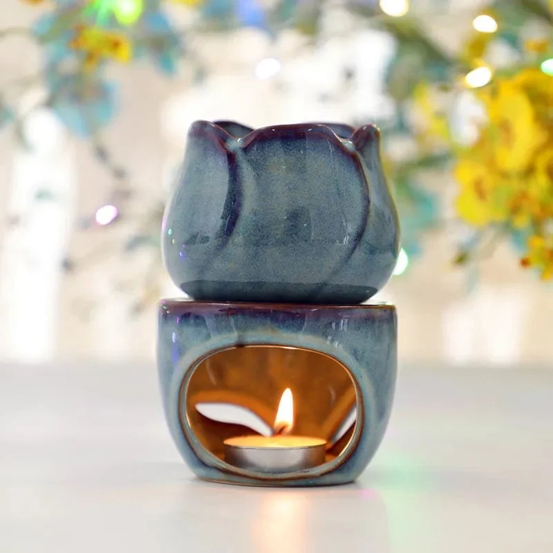 Brûleur d'encens en céramique huile essentielle