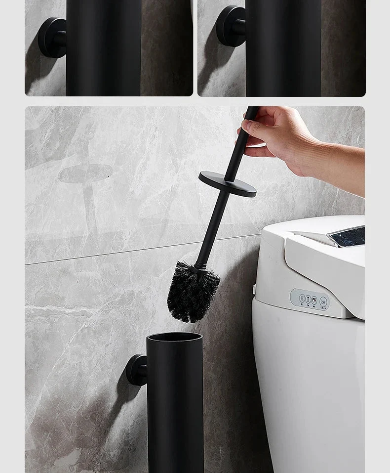Porte-brosse nettoyage de WC