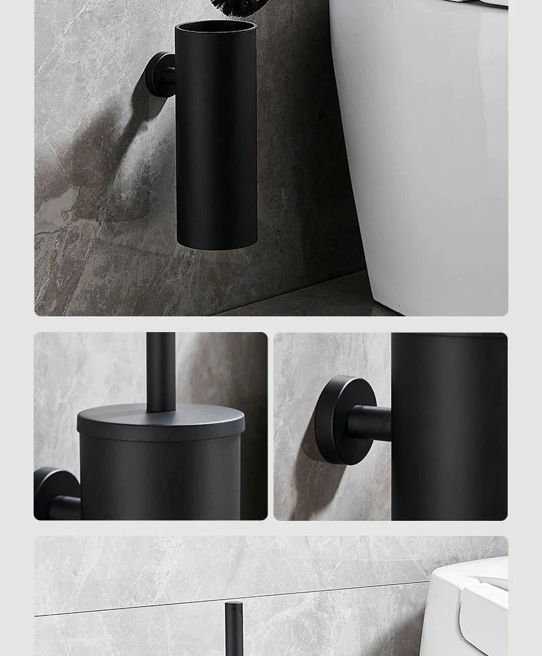 Porte-brosse nettoyage de WC