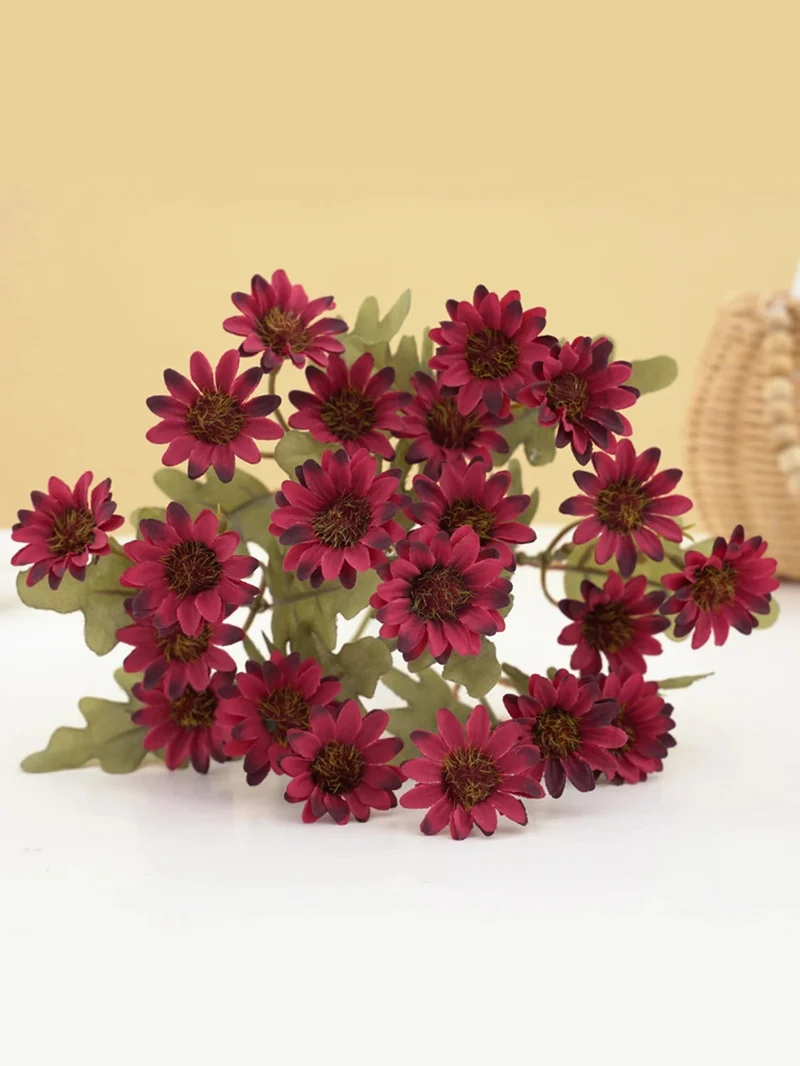 Bouquet artificielle à 21 têtes