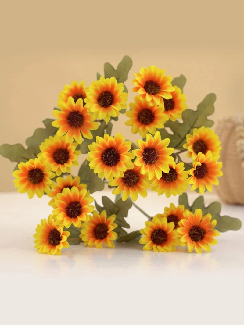 Bouquet artificielle à 21 têtes