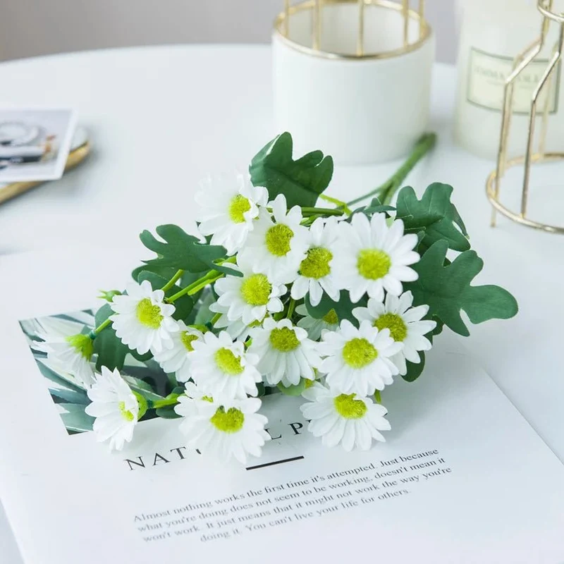 Bouquet artificielle à 21 têtes