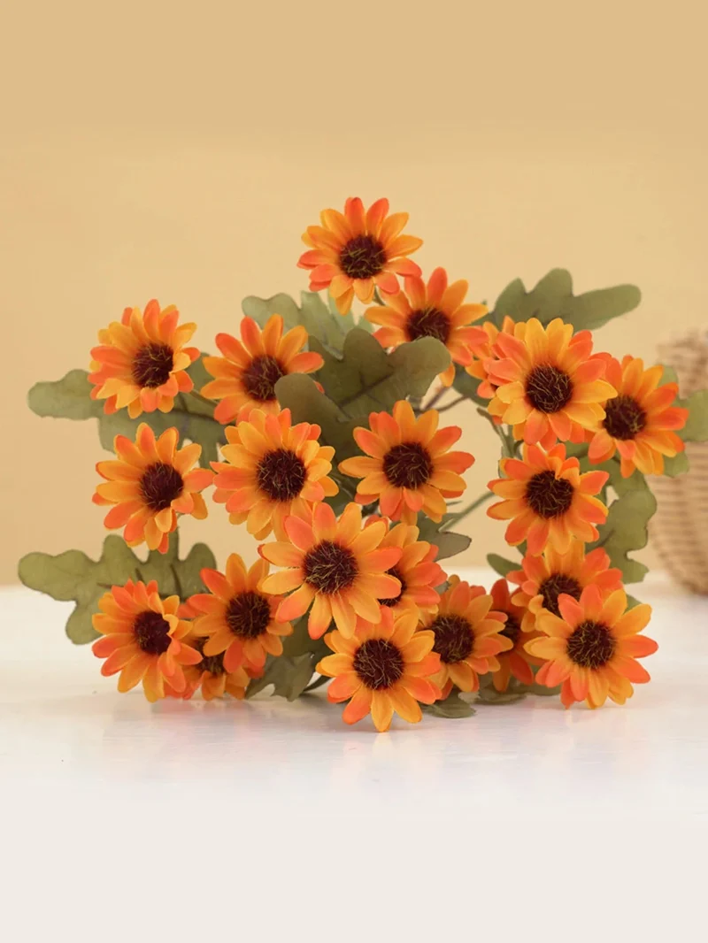 Bouquet artificielle à 21 têtes