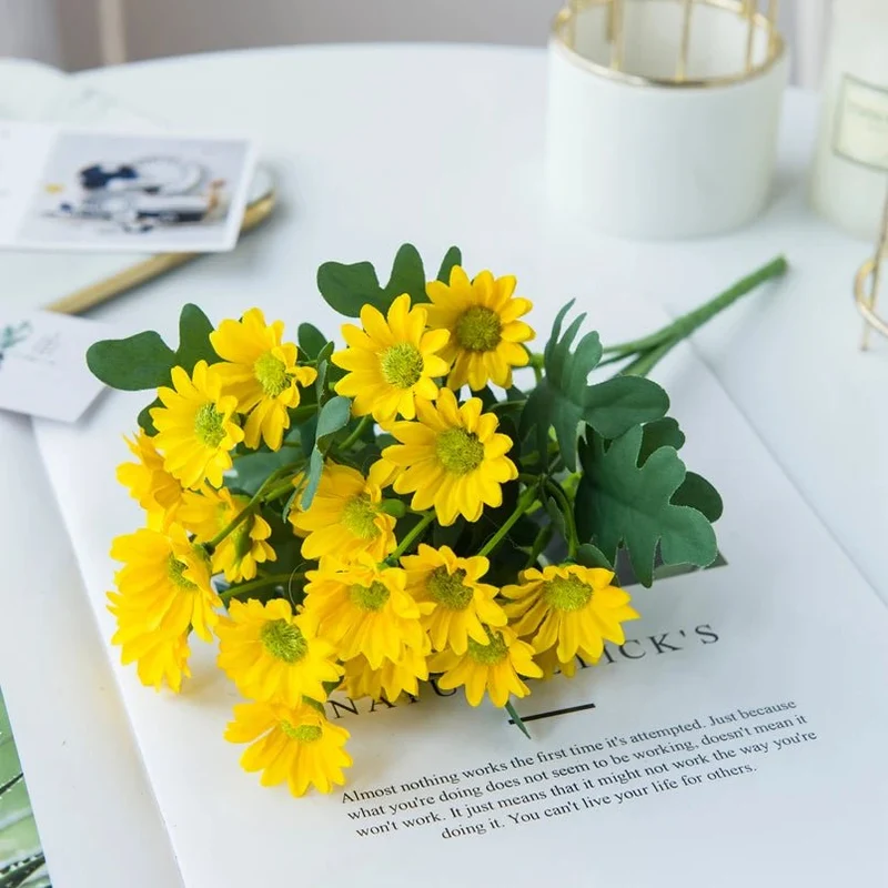 Bouquet artificielle à 21 têtes