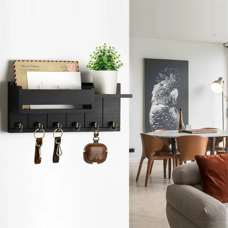 Porte-clés décoratif et organisateur de courrier
