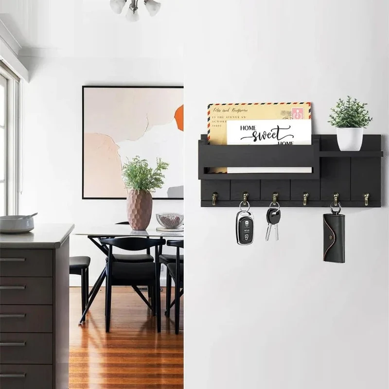Porte-clés décoratif et organisateur de courrier