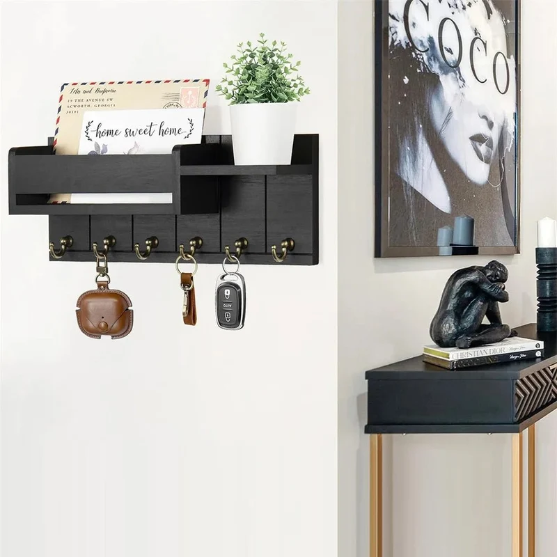 Porte-clés décoratif et organisateur de courrier