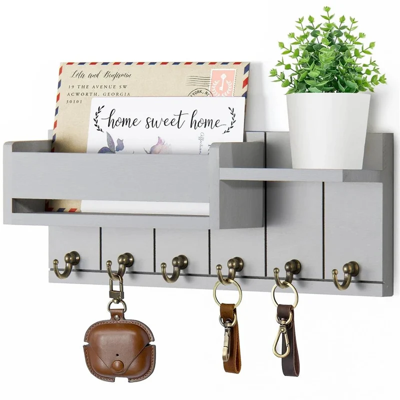 Porte-clés décoratif et organisateur de courrier