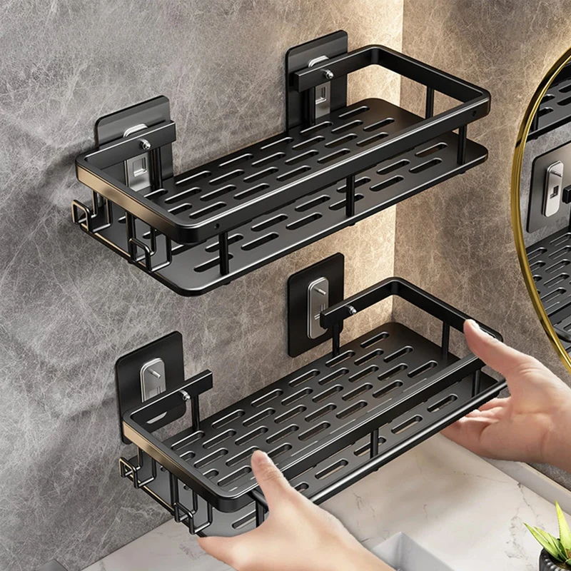 Rangement de toilette mural en aluminium T1