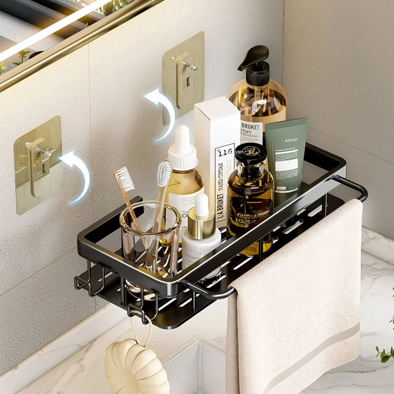 Rangement de toilette mural en aluminium T1