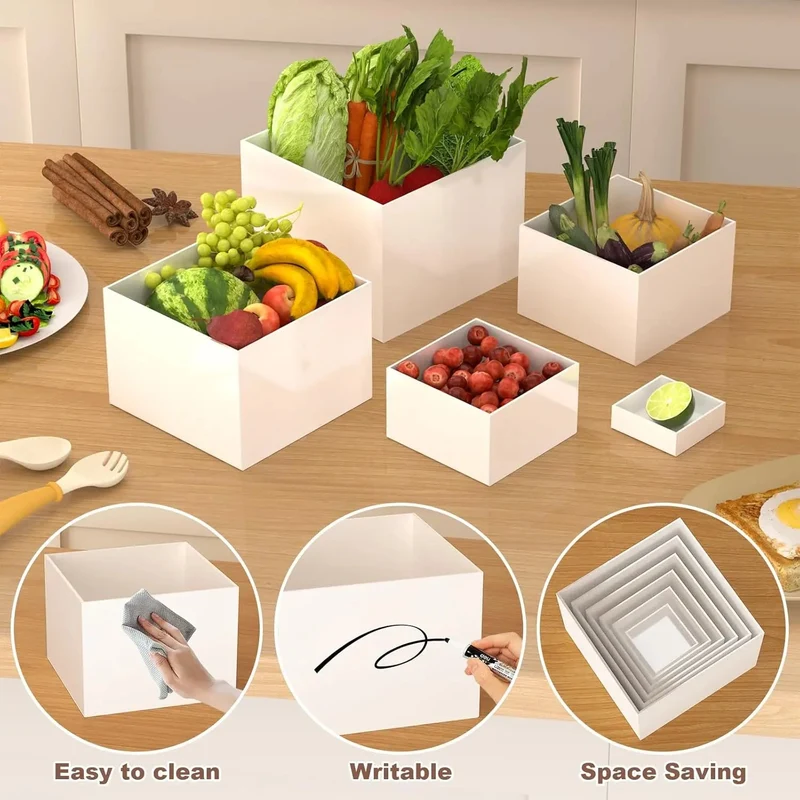 Présentoirs à gâteaux et desserts en forme de cube