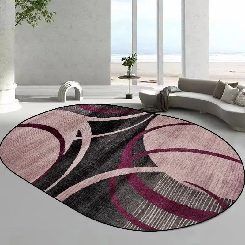 Tapis ovales de style moderne pour salon,