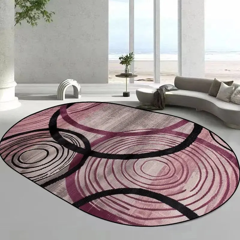 Tapis ovales de style moderne pour salon,