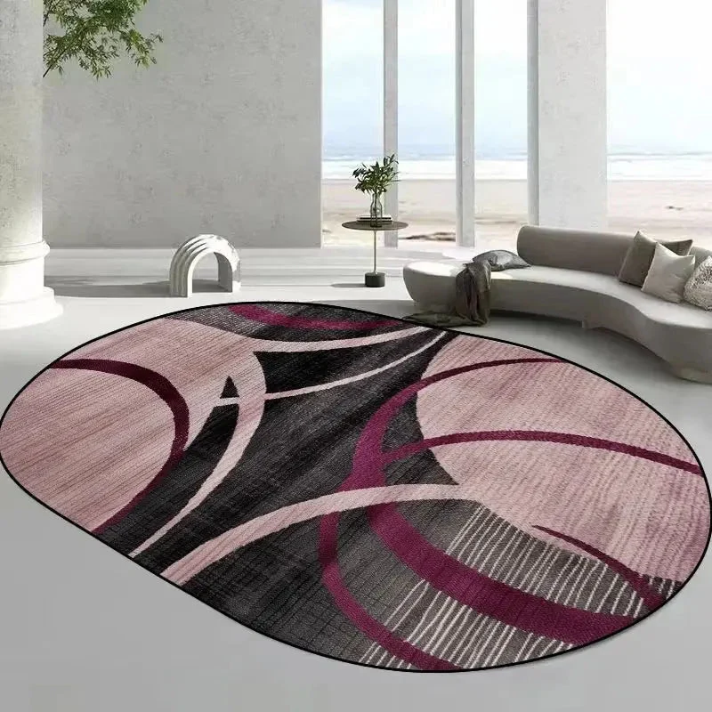 Tapis ovales de style moderne pour salon,