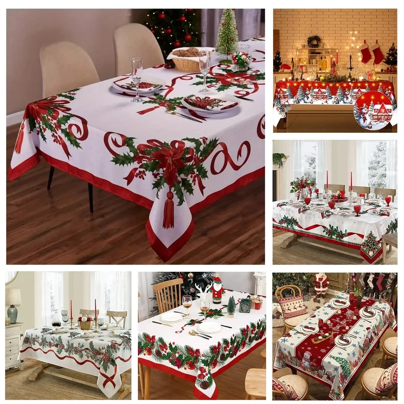 Nappe rectangulaire de noël