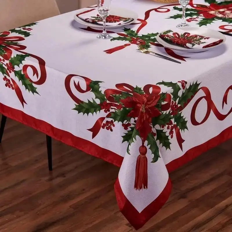 Nappe rectangulaire de noël