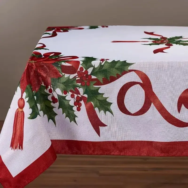 Nappe rectangulaire de noël