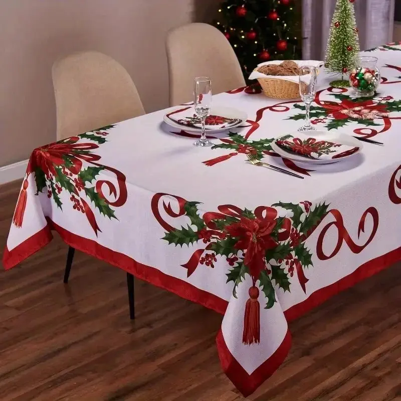 Nappe rectangulaire de noël