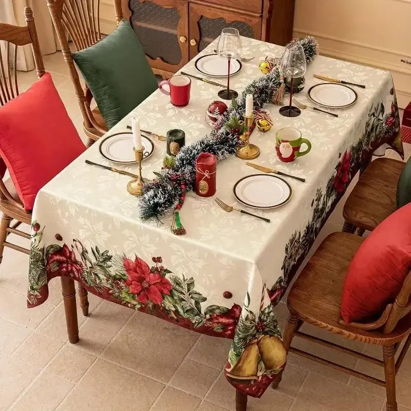 Nappe rectangulaire de noël