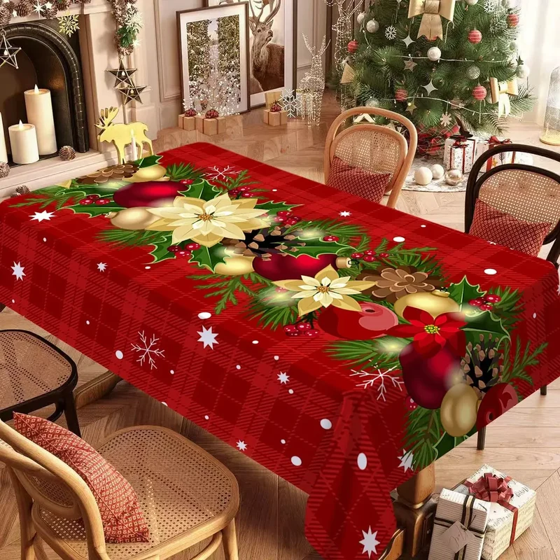 Nappe rectangulaire de noël