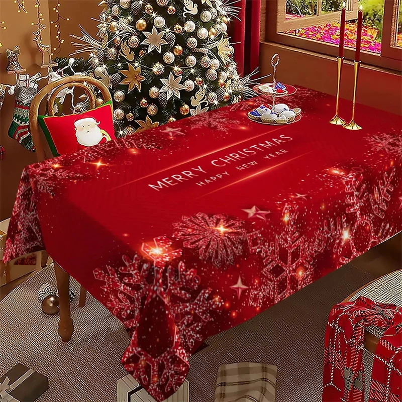 Nappe rectangulaire de noël