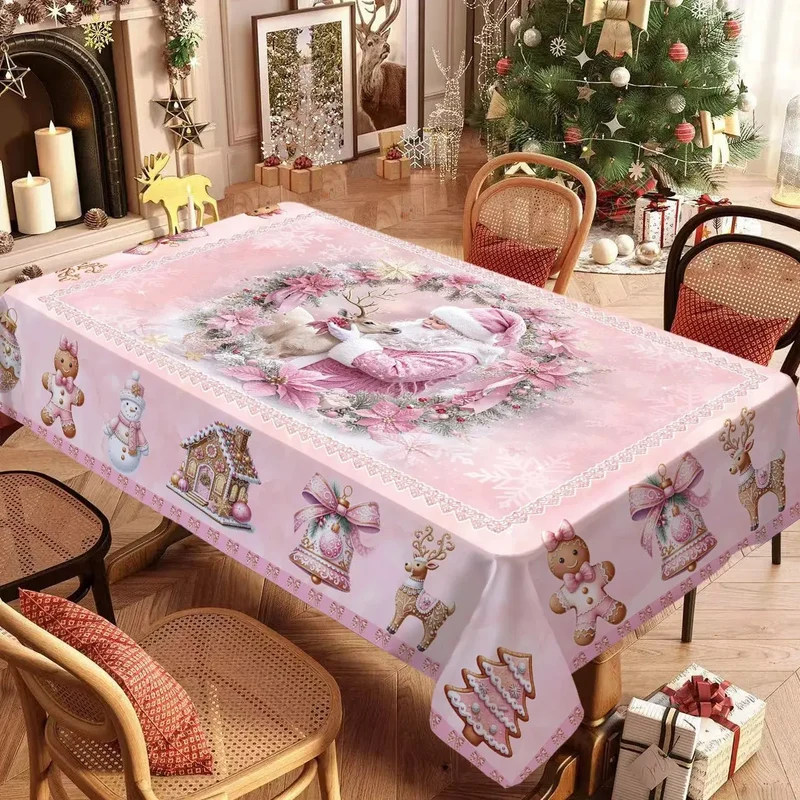 Nappe rectangulaire de noël