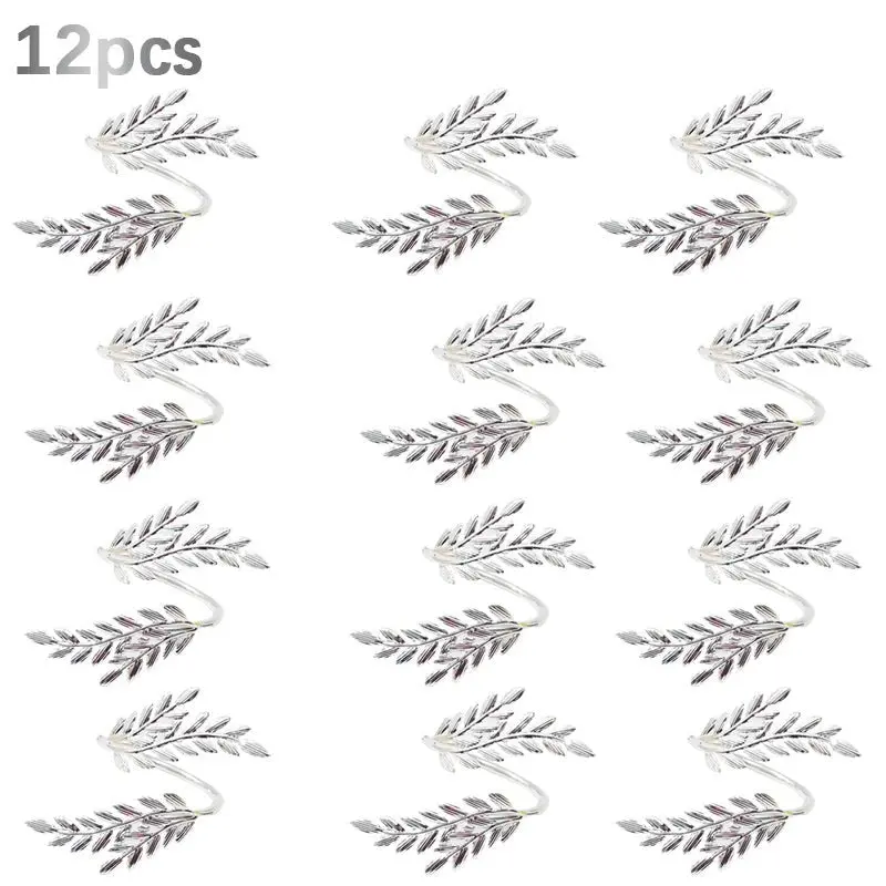 Ronds de Serviette en Blé localité, Porte-Serviette en Métal