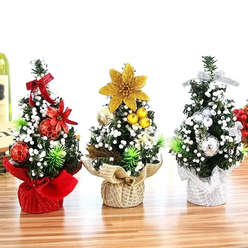 joyeux arbre de noël bureau maison
