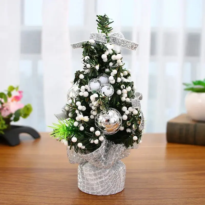 joyeux arbre de noël bureau maison