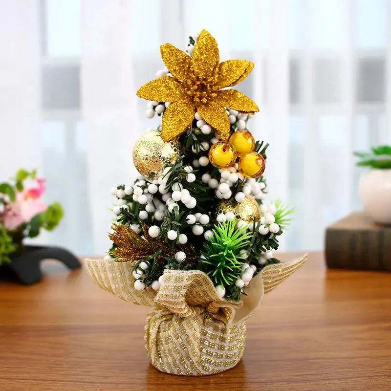 joyeux arbre de noël bureau maison