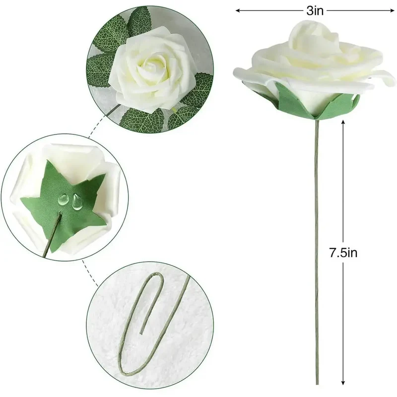 Roses artificielles