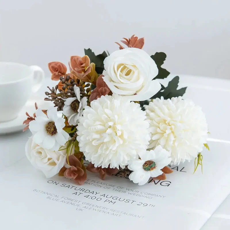 fleurs artificielles, pour un mariage,