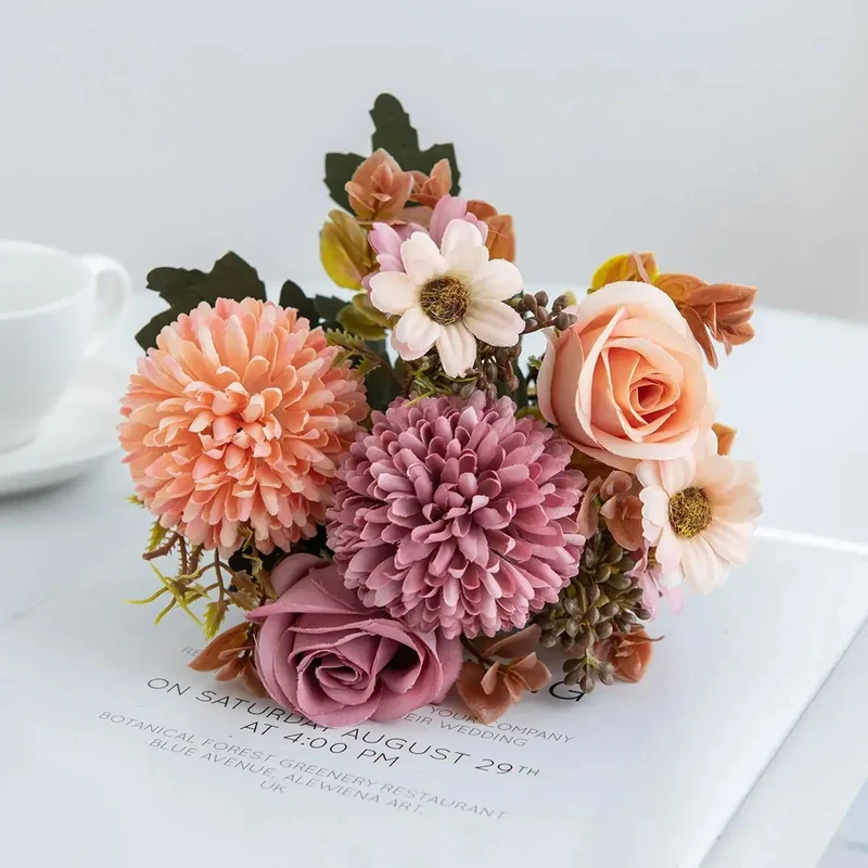 fleurs artificielles, pour un mariage,