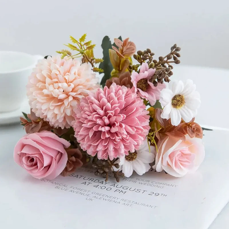 fleurs artificielles, pour un mariage,