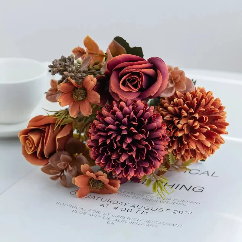 fleurs artificielles, pour un mariage,