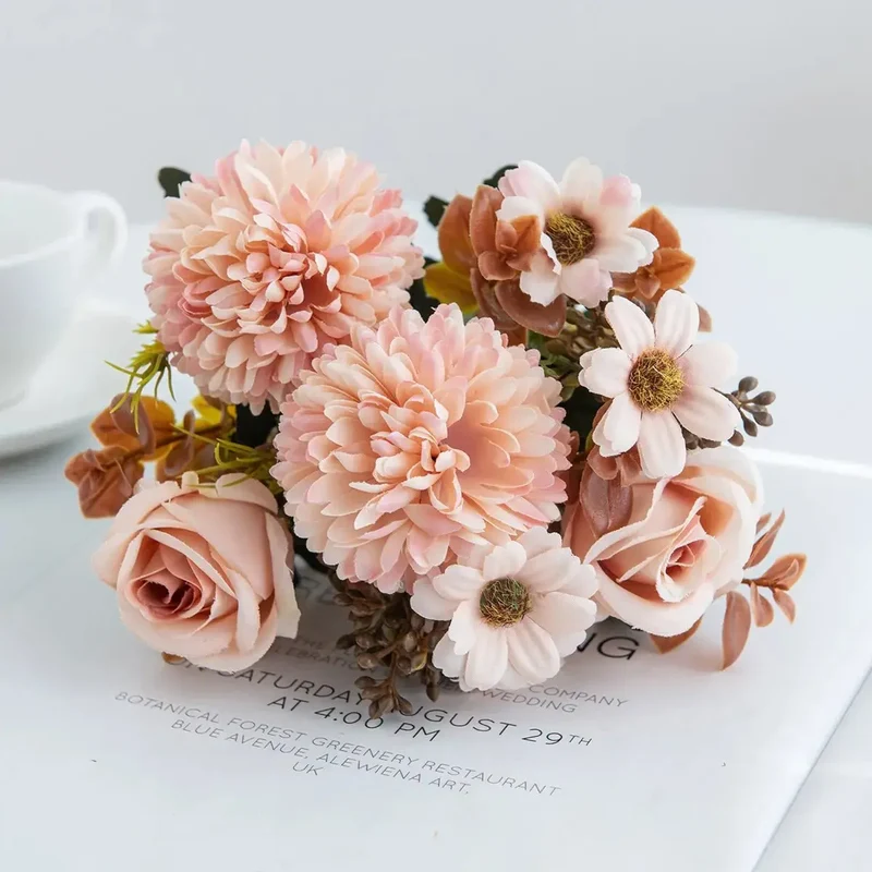 fleurs artificielles, pour un mariage,