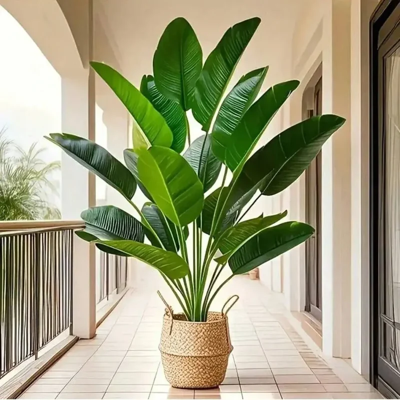 18 feuilles plantes artificielles
