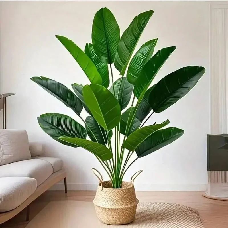 18 feuilles plantes artificielles