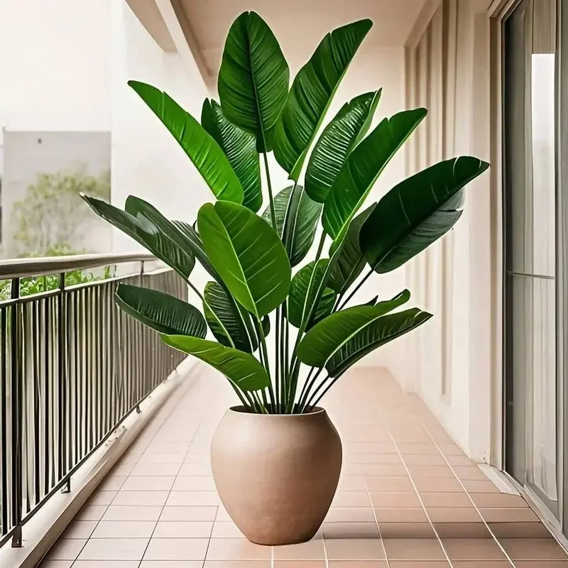 18 feuilles plantes artificielles