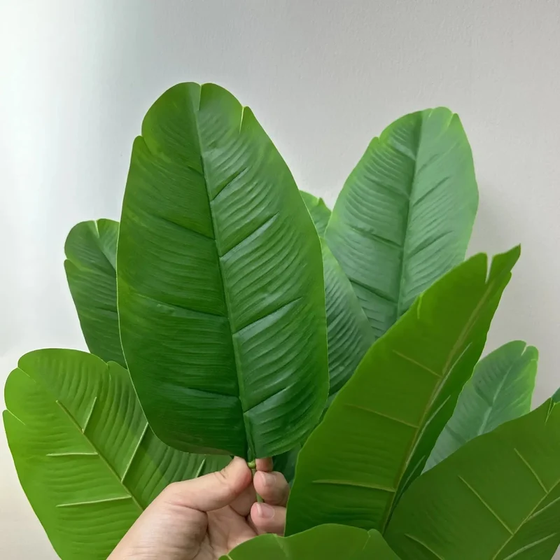 18 feuilles plantes artificielles