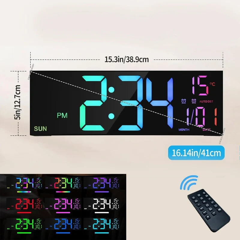 Horloge murale numérique
