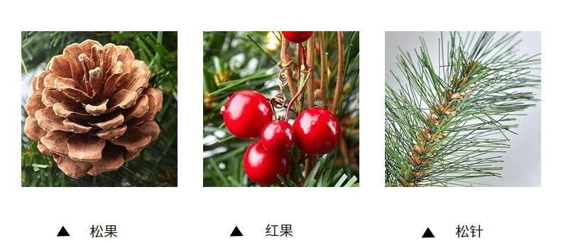 Couronne de noël rouge élégante LED