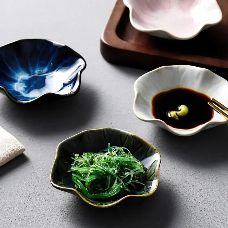 Plateau de rangement en céramique Lotus