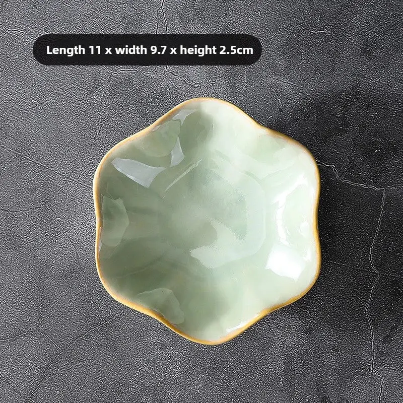Plateau de rangement en céramique Lotus