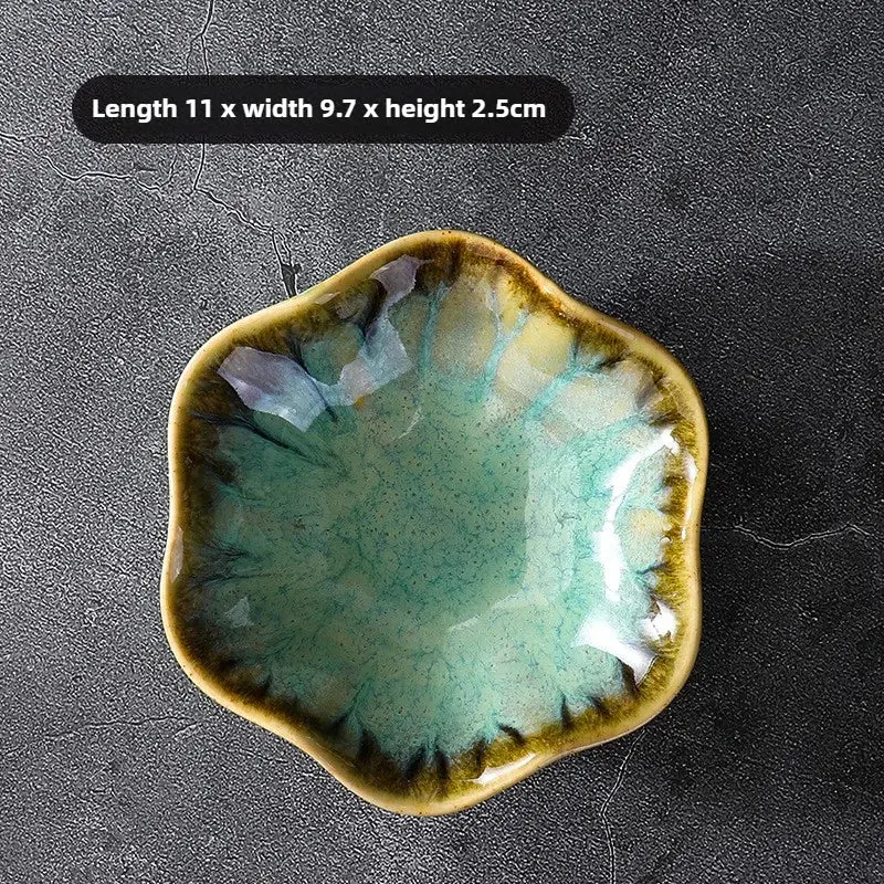 Plateau de rangement en céramique Lotus
